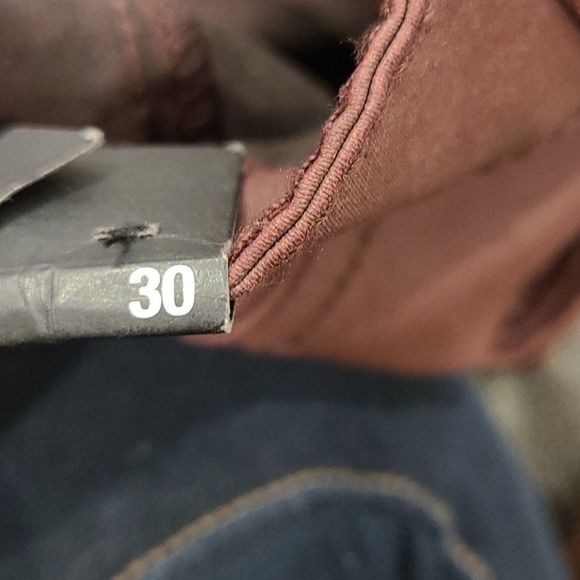 NWT Harlow hi rise Maroon jeans / pants - Picture 9 of 10